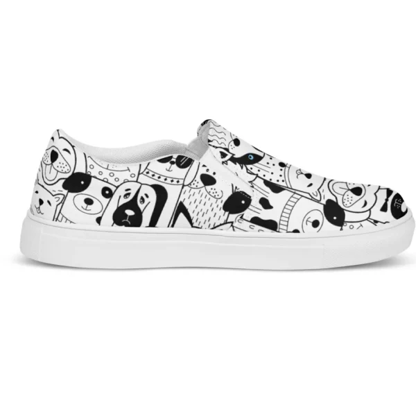 Dogs for Dayz / Women’s slip-on canvas shoes - Image 3