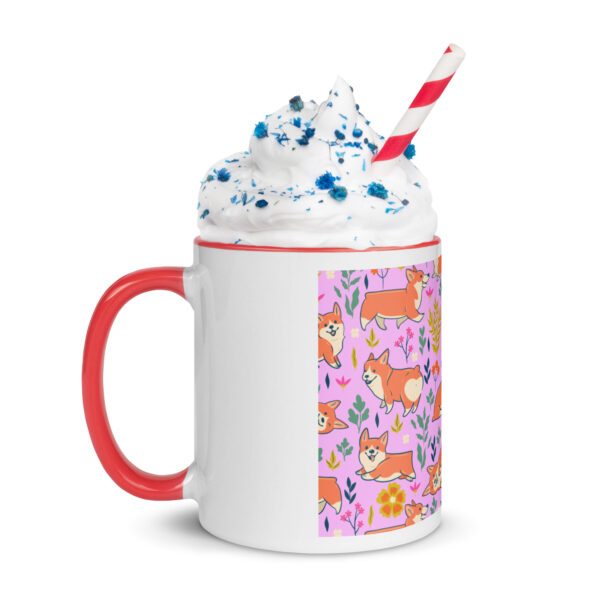 Corgi / Mug with Color Inside